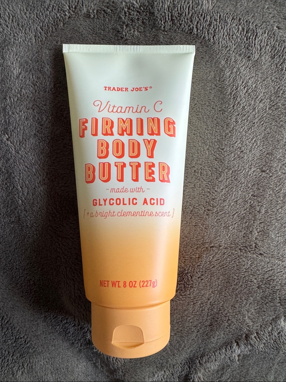 Trader Joe's Vitamin C Firming Body Butter — Orange Gradient